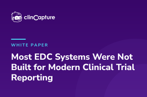 ClinCapture Captivate EDC reporting flexibility white paper cover
